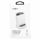 Trdls oplader med mobilholder MiniBatt PowerCUP Kuglepen Hvid #1