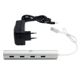USB Hub Woxter PE26-142 Hvid Slvfarvet Aluminium (1 enheder) #3