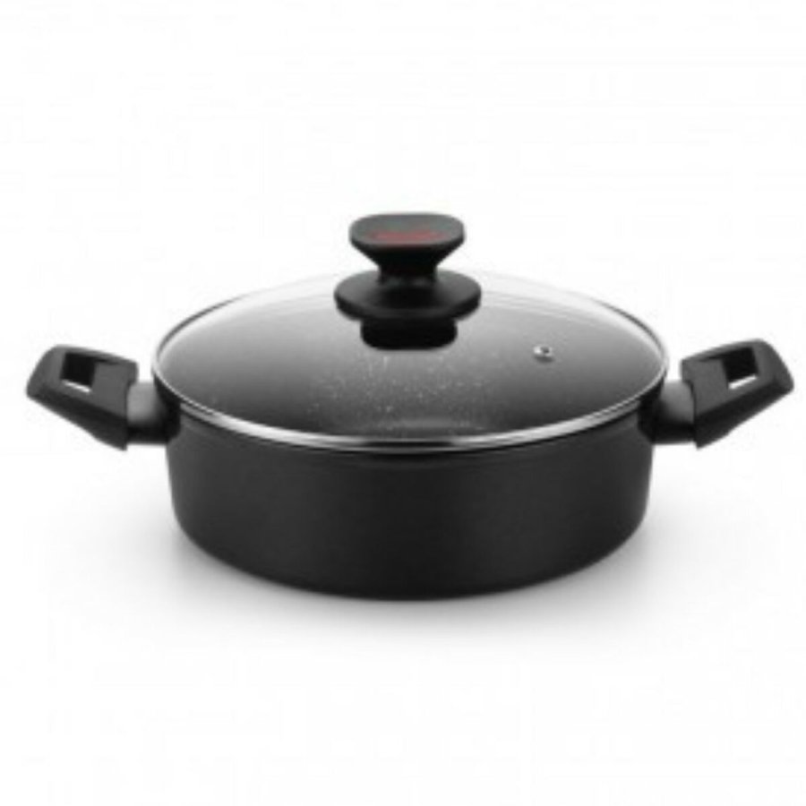 Gryde Monix TITAN ROCK  28 cm Sort Smedet aluminium #1