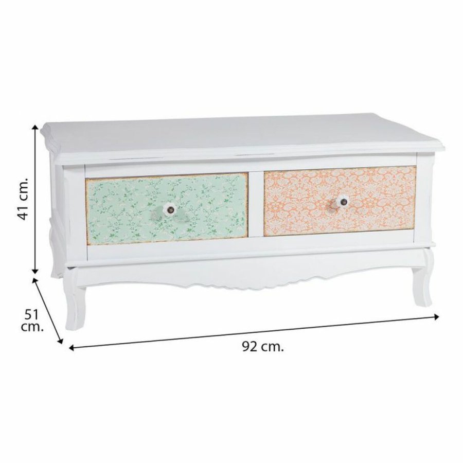 Supplerende mbler Alexandra House Living Hvid 52 x 41 x 92 cm #4