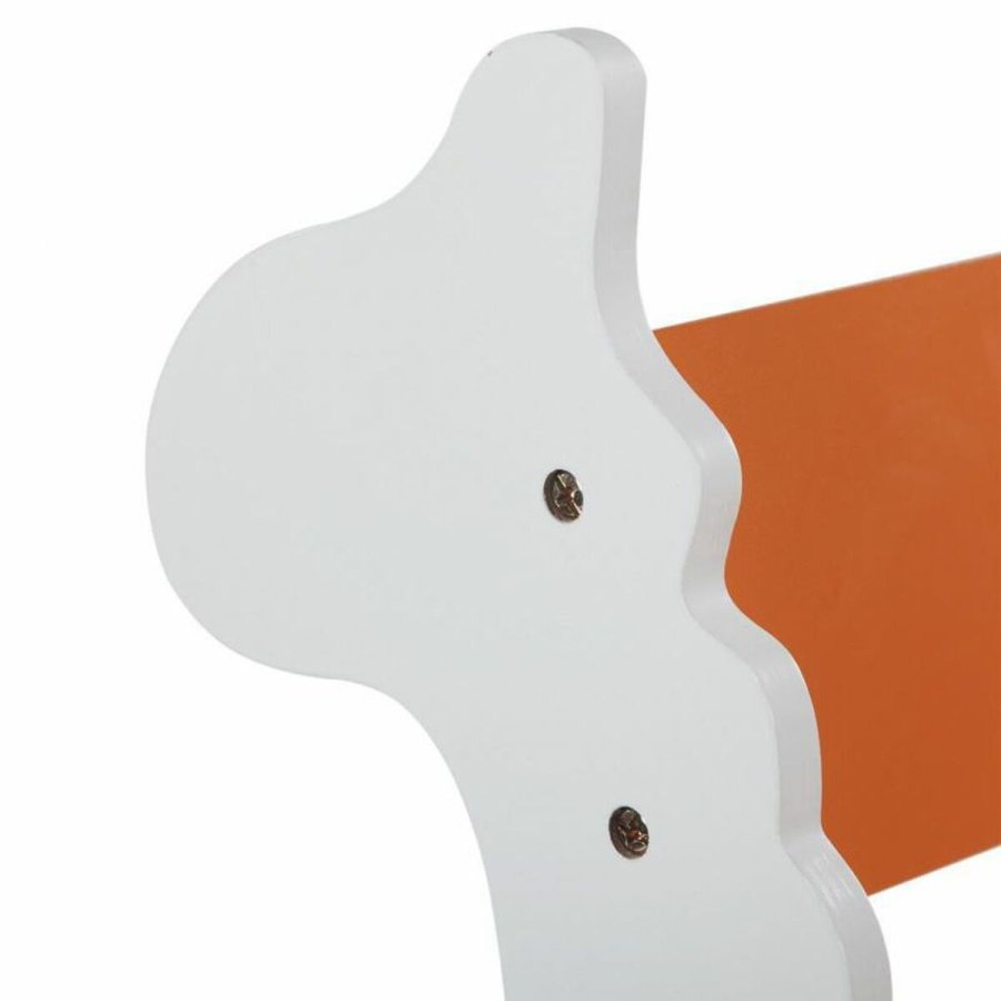 Gyngestol Alexandra House Living Hvid Orange Tr MDF 33 x 55 x 51,5 cm Brns Giraf #3
