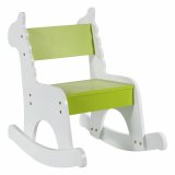 Gyngestol Alexandra House Living Hvid Grn Tr MDF 33 x 55 x 51,5 cm Brns Giraf #1