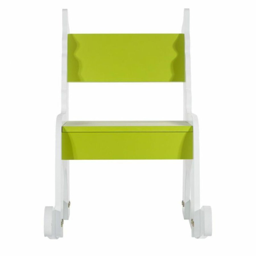 Gyngestol Alexandra House Living Hvid Grn Tr MDF 33 x 55 x 51,5 cm Brns Giraf #2