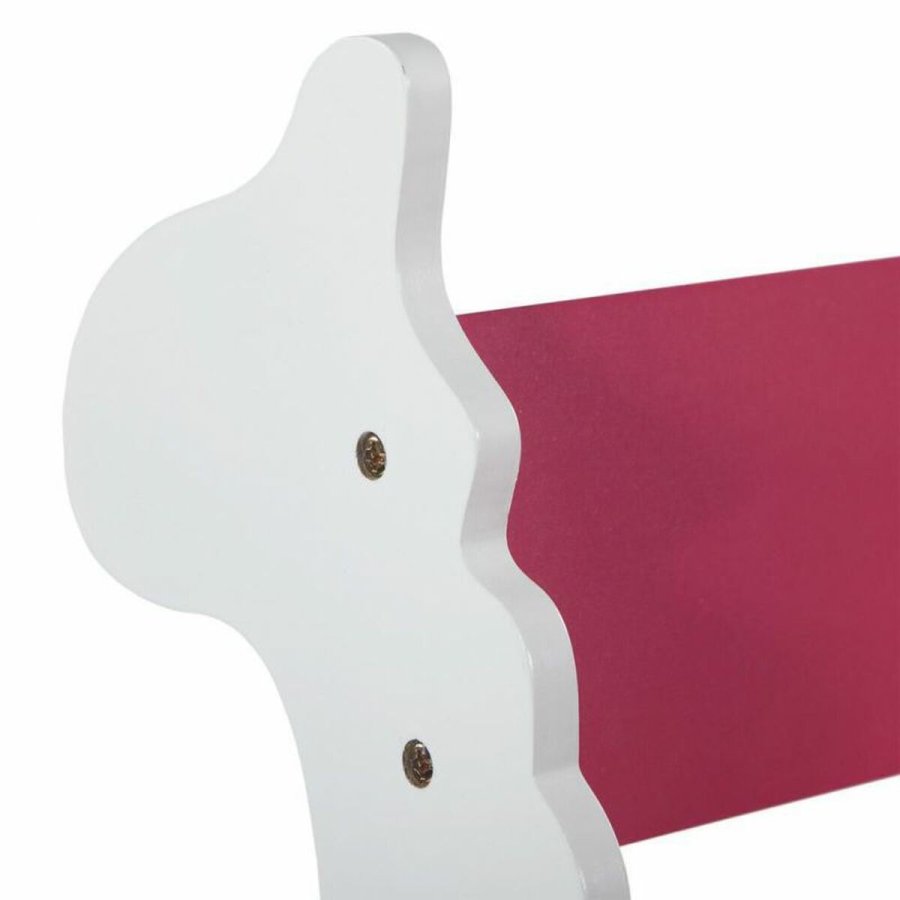 Gyngestol Alexandra House Living Hvid Rd Tr MDF 33 x 55 x 51,5 cm Brns Giraf #4