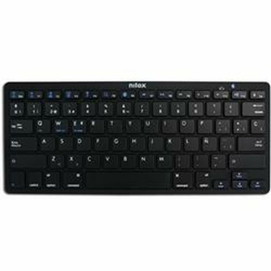 Tastatur Nilox NXKB01B Sort Spansk qwerty #1