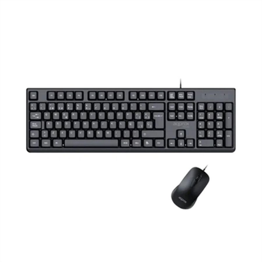 Tastatur og mus approx! MX245 Sort Spansk Spansk qwerty #1