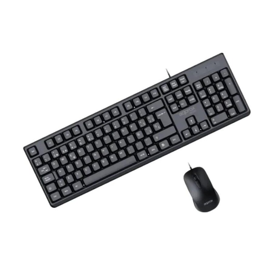 Tastatur og mus approx! MX245 Sort Spansk Spansk qwerty #2
