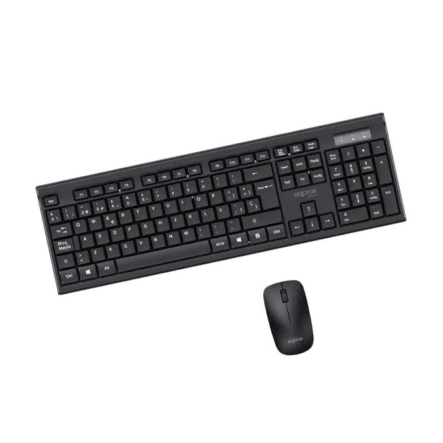 Tastatur og mus approx! MX410 Sort Spansk Spansk qwerty (2 enheder) #2