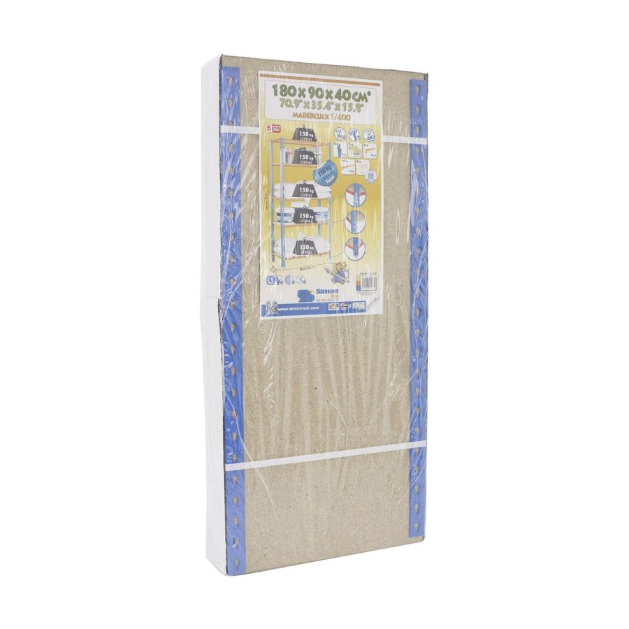 Hylder Simon Rack Maderclick Plus 5/500 750 kg Metal 5 Hylder spnplade (200 x 100 x 50 cm) #3