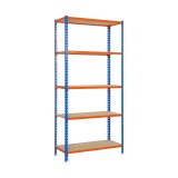 Hylder Simon Rack Maderclick 5/400 750 kg Metal 5 Hylder spnplade (180 x 90 x 40 cm) #1