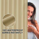 Brusebadsforhng Exma Beige PVC 180 x 180 cm #9