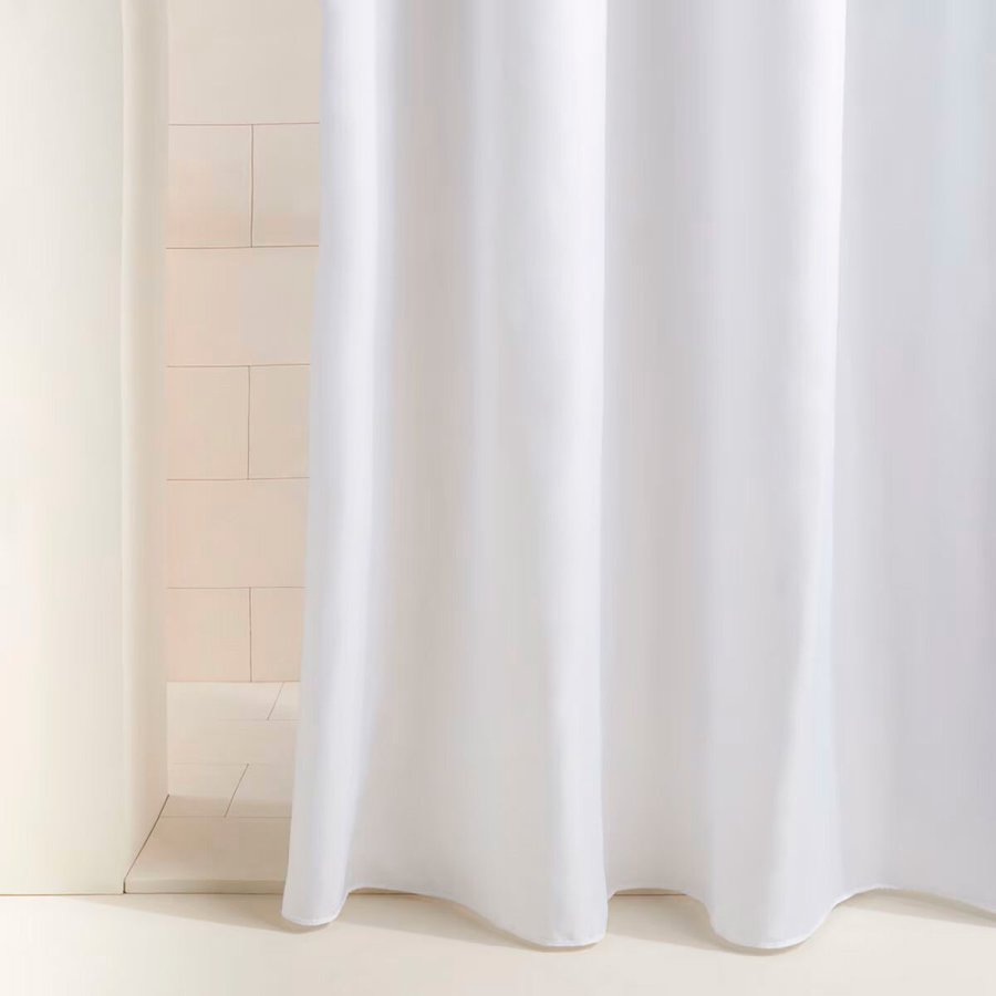 Brusebadsforhng Exma Hvid PVC 180 x 180 cm #5
