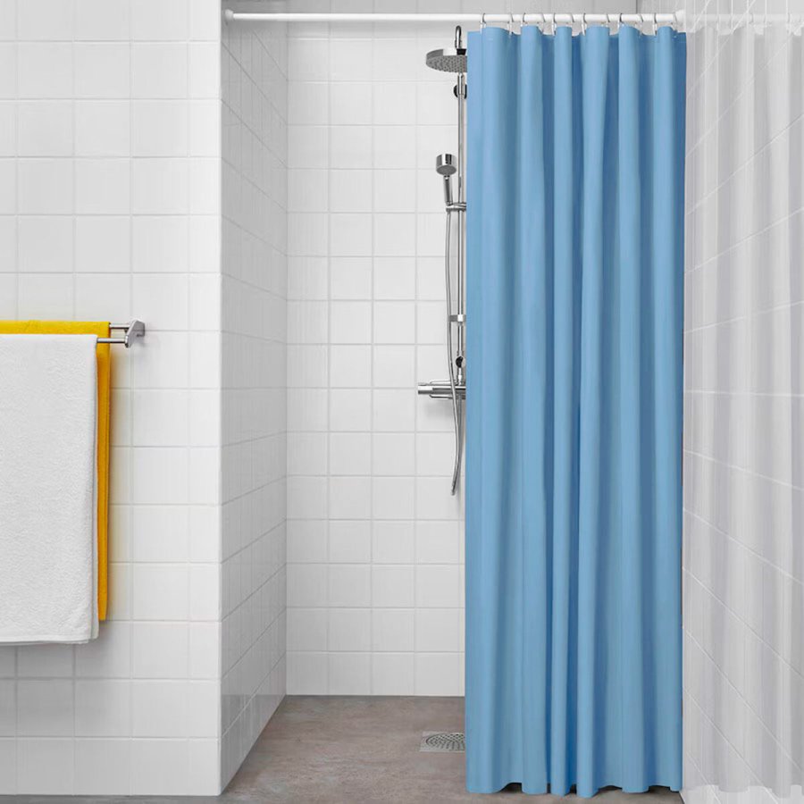 Brusebadsforhng Exma basic azul Bl PVC 180 x 180 cm #1