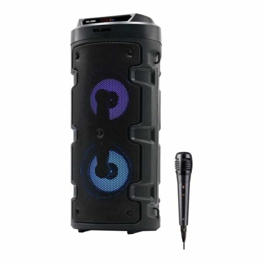 Bluetooth hjttaler med karaokemikrofon ELBE ALT-88 10W Sort #1