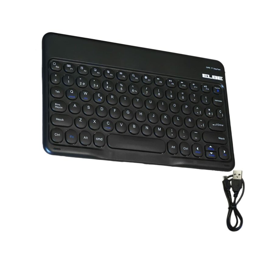 Tr�dl�st tastatur ELBE TE102BT Sort QWERTY #2