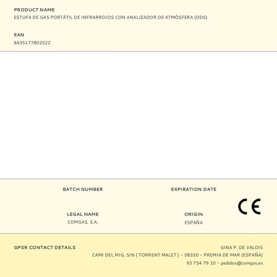 Gasvarmeovn Comgas #5