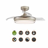 Loftsventilator CristalRecord Gennemsigtig Metal  92 cm #7