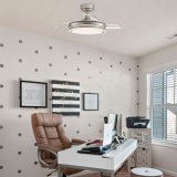 Loftsventilator CristalRecord Gennemsigtig Metal  92 cm #4