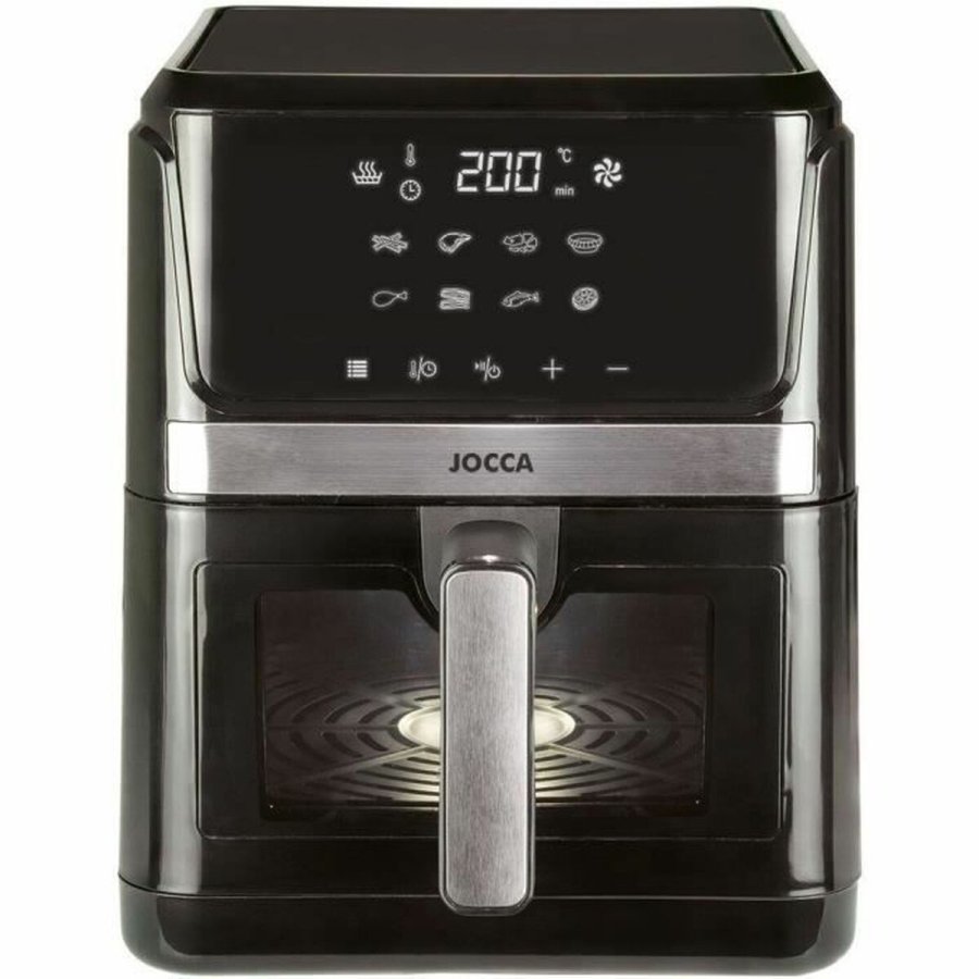 Varmluftsfrituregryde JOCCA Sort 1600 W 7 L #1