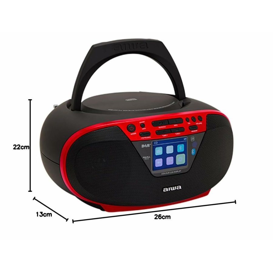 Radio CD MP3 Aiwa BBTU500DAB/RD Rd FM #4