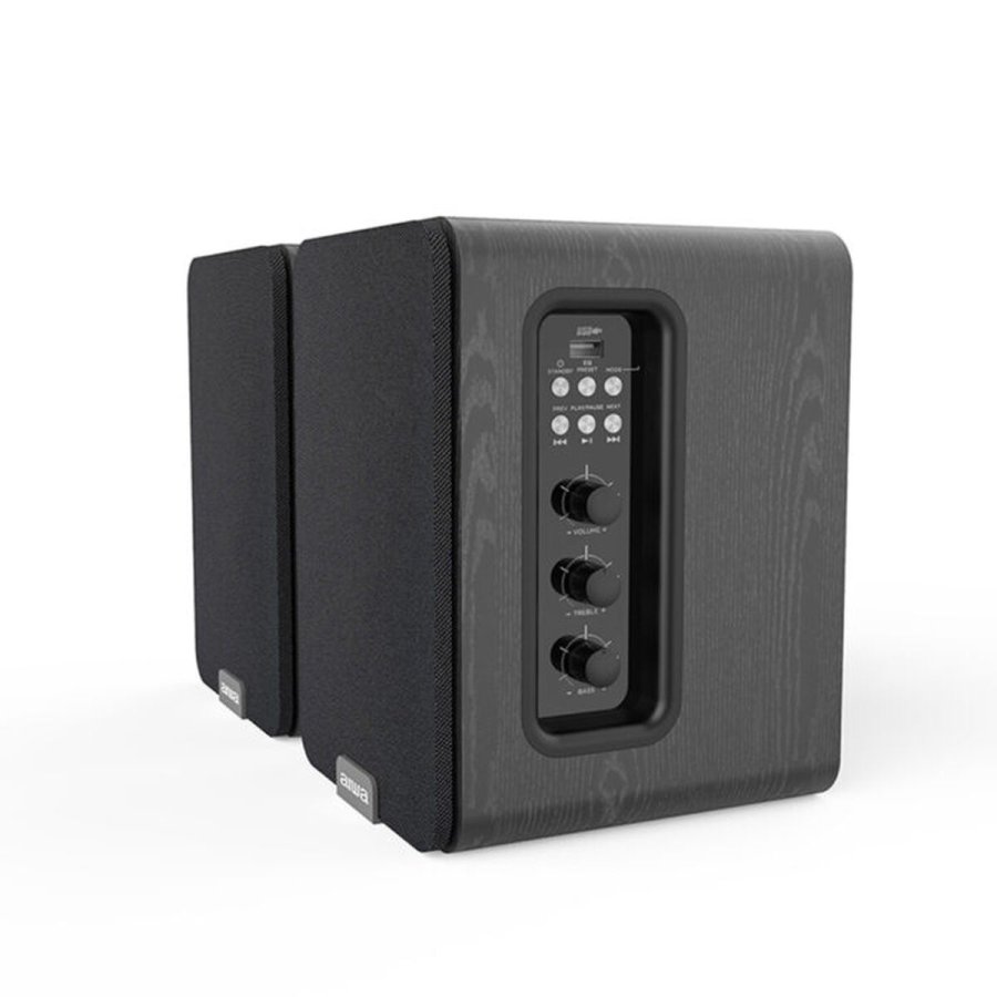 B�rbare h�jttalere Aiwa ASPA200BK  NEGR 2 x 25 W Sort #2