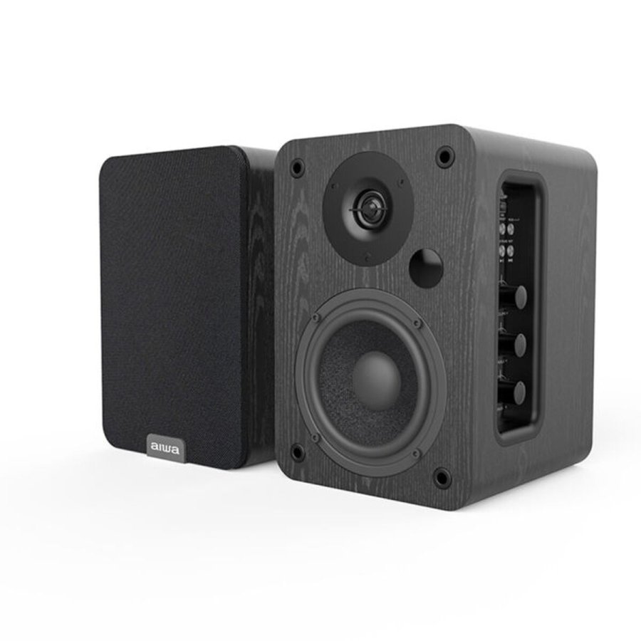 B�rbare h�jttalere Aiwa ASPA200BK  NEGR 2 x 25 W Sort #4