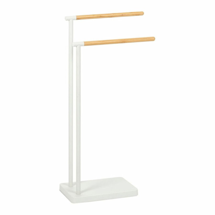 Fritstende hndkldestativ Andrea House ba72128 Hvid Metal 30 x 20 x 78 cm #1