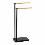 Fritstende hndkldestativ Andrea House ba72130 Sort Metal 30 x 20 x 78 cm #1