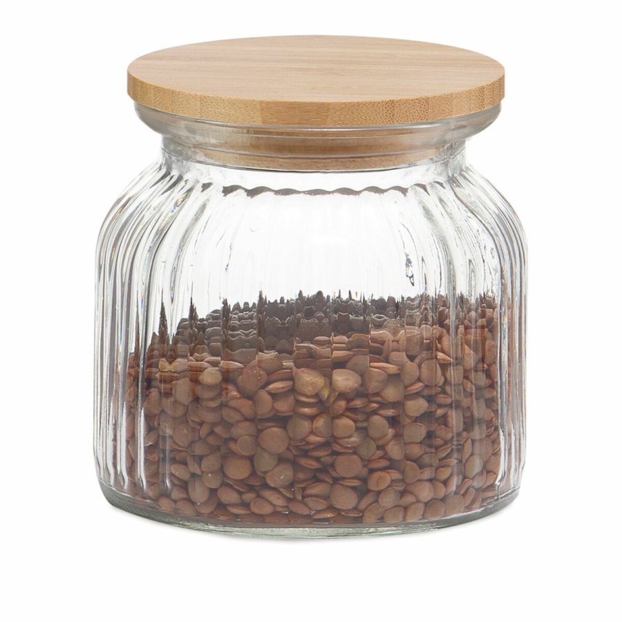 Blik Andrea House MS72136 Glas Bambus Kkken 600 ml #1