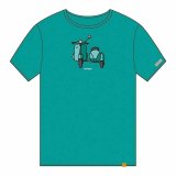 Kortrmet T-shirt Cllate la Boca   Turkisbl Sidevogn #2