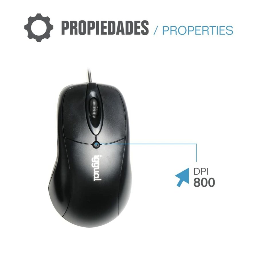 Tastatur og mus iggual COM-CK-BASIC QWERTY USB #3