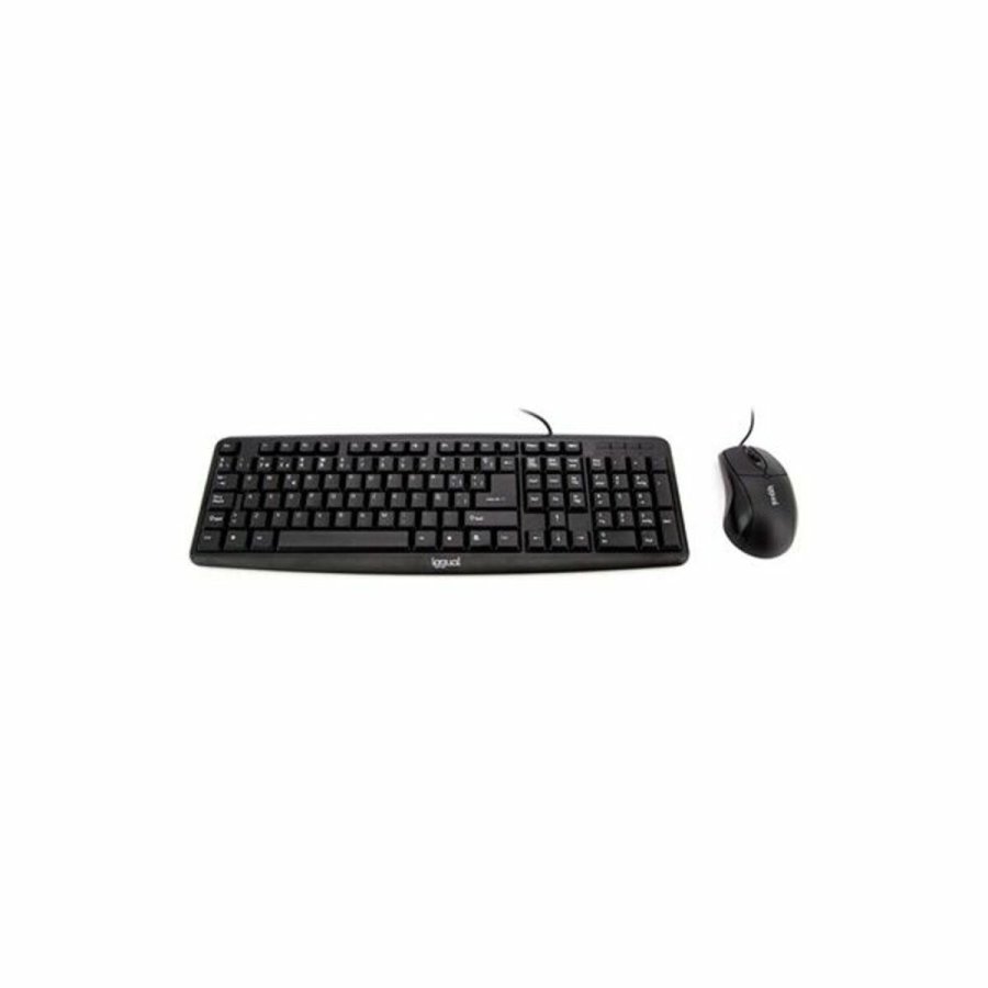 Tastatur og mus iggual COM-CK-BASIC QWERTY USB #1