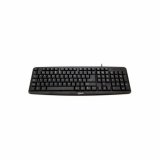 Tastatur iggual CK-BASIC-105T QWERTY USB Sort Spansk Abe (1 Dele) #1