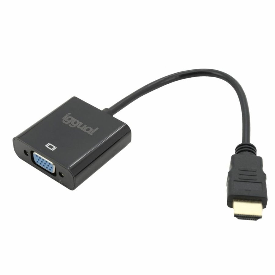 HDMI-kabel iggual IGG317303 Sort WUXGA #1