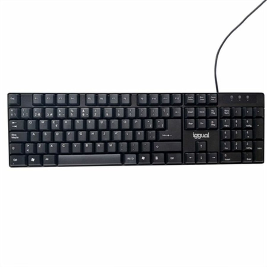 Tastatur iggual CK-FRAMELESS-105T Sort #1