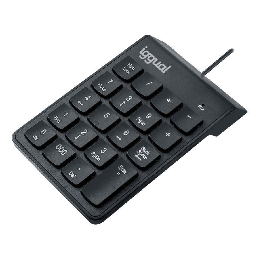 Tastatur iggual IGG319956 Sort #2