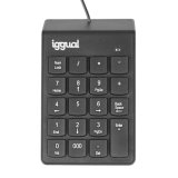 Tastatur iggual IGG319956 Sort #1
