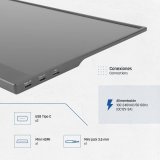 Brbar skrm iggual IGG319987 Full HD 15,6