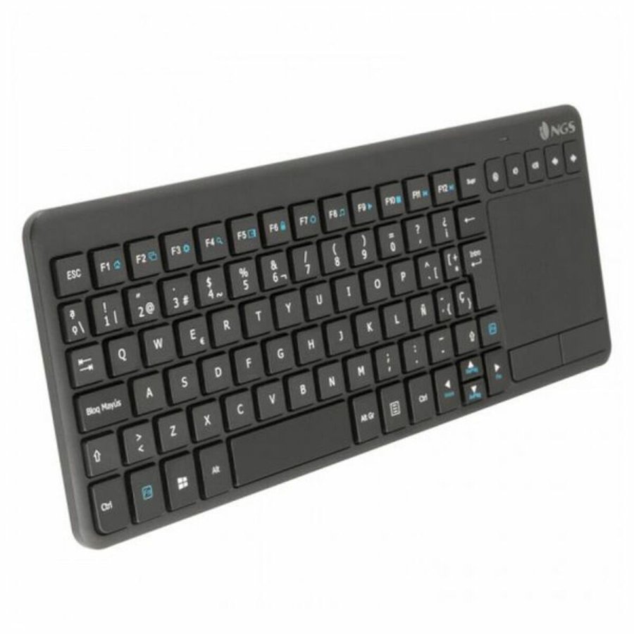 Tr�dl�st tastatur NGS TV Warrior Sort Spansk qwerty #1