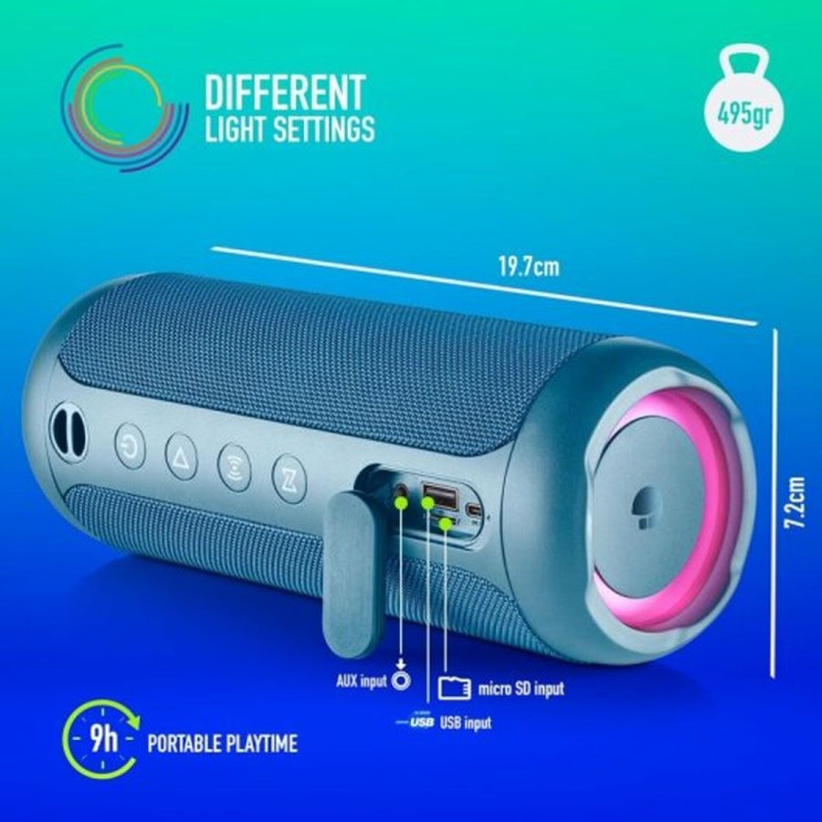 Brbare Bluetooth-hjttalere NGS ROLLERFURIA2BLUE #5