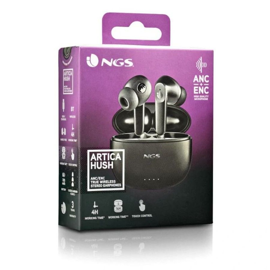 Bluetooth hovedtelefoner NGS ARTICAHUSH Sort #4