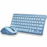 Tastatur og mus NGS FANTASYKITBLUE Spansk qwerty Bl� Pink #1