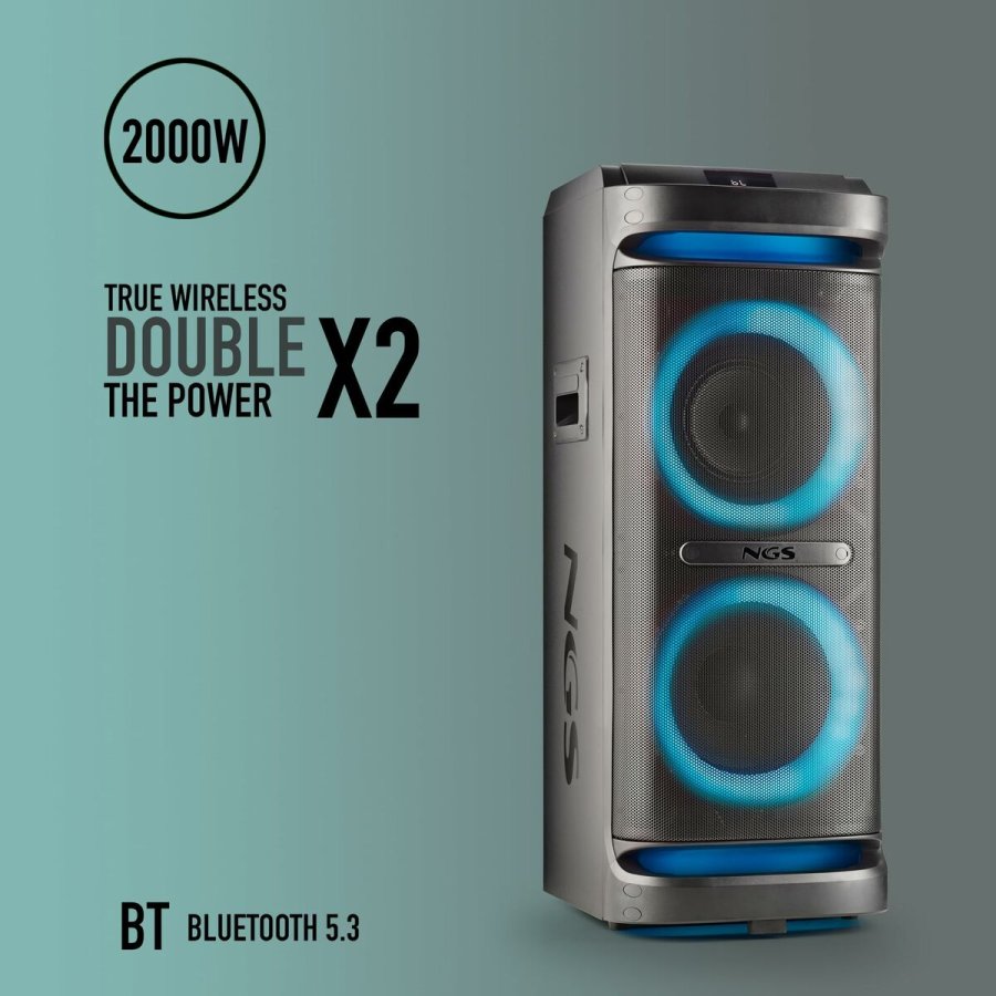 Brbare Bluetooth-hjttalere NGS WILDSPACE2 Sort #2