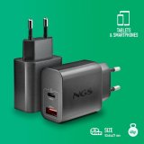 Laptop-oplader NGS ERA20WBLACK 20 W Sort #2