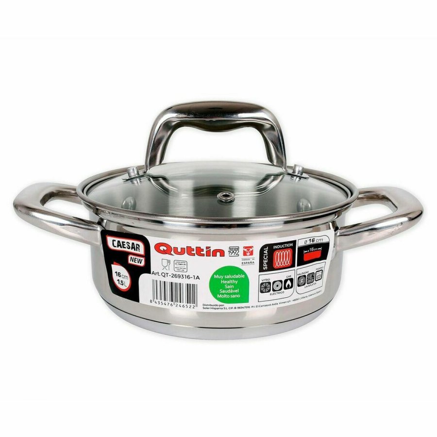 Gryde Quttin 139494 Med lg Stl  16 x 7 cm (6 enheder) (16 cm) (1,5 L) #4