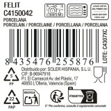 Flad Plade La Mediterrnea Felit ( 20,5 cm) #4
