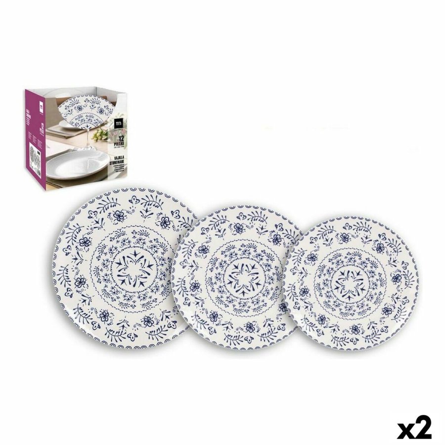 Spisestel Inde Blur Stentj (2 enheder) (12 pcs) #1
