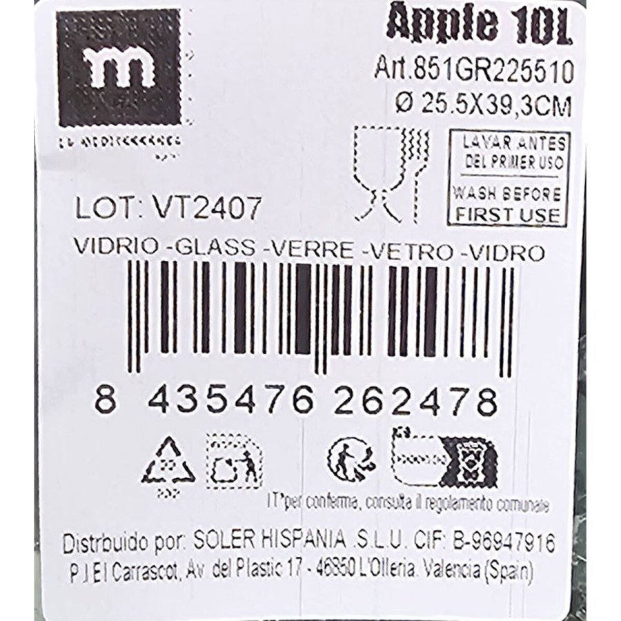 Karaffel La Mediterrnea Apple Glas 10 L #4