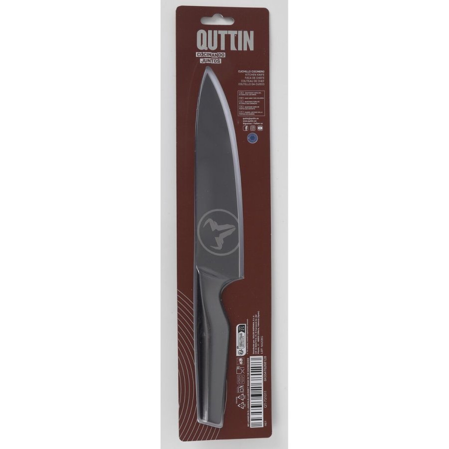 Kokkekniv Quttin Black Edition 20 cm #4