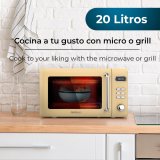 Mikrob�lgeovnen med Grill Cecotec 01713 Gul 700 W 20 L (Refurbished A) #6